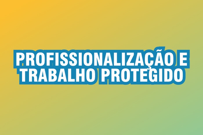 Banner Notícia profissionalizacao trabalho protegido