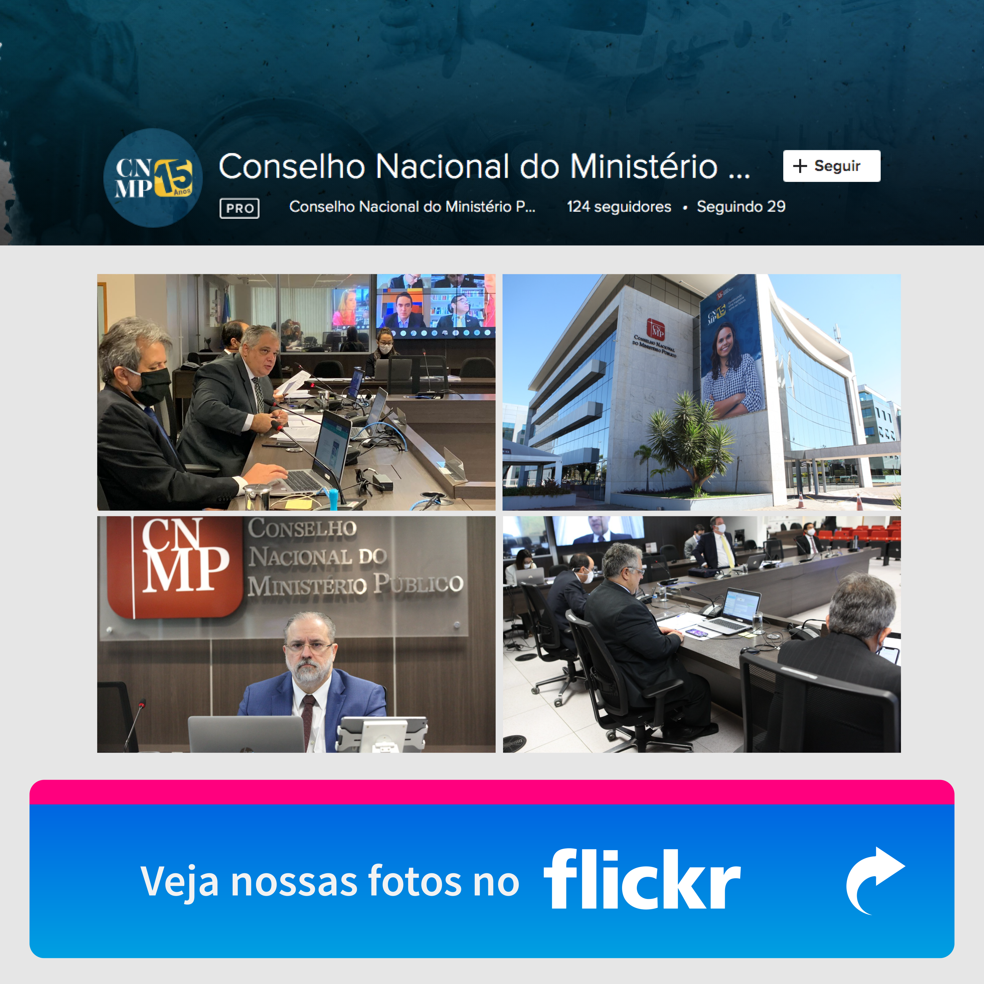 Confira nossas fotos através do Flickr