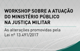 Banner Notícia Workshop justica militar