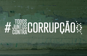 Banner corrupcao hashtag