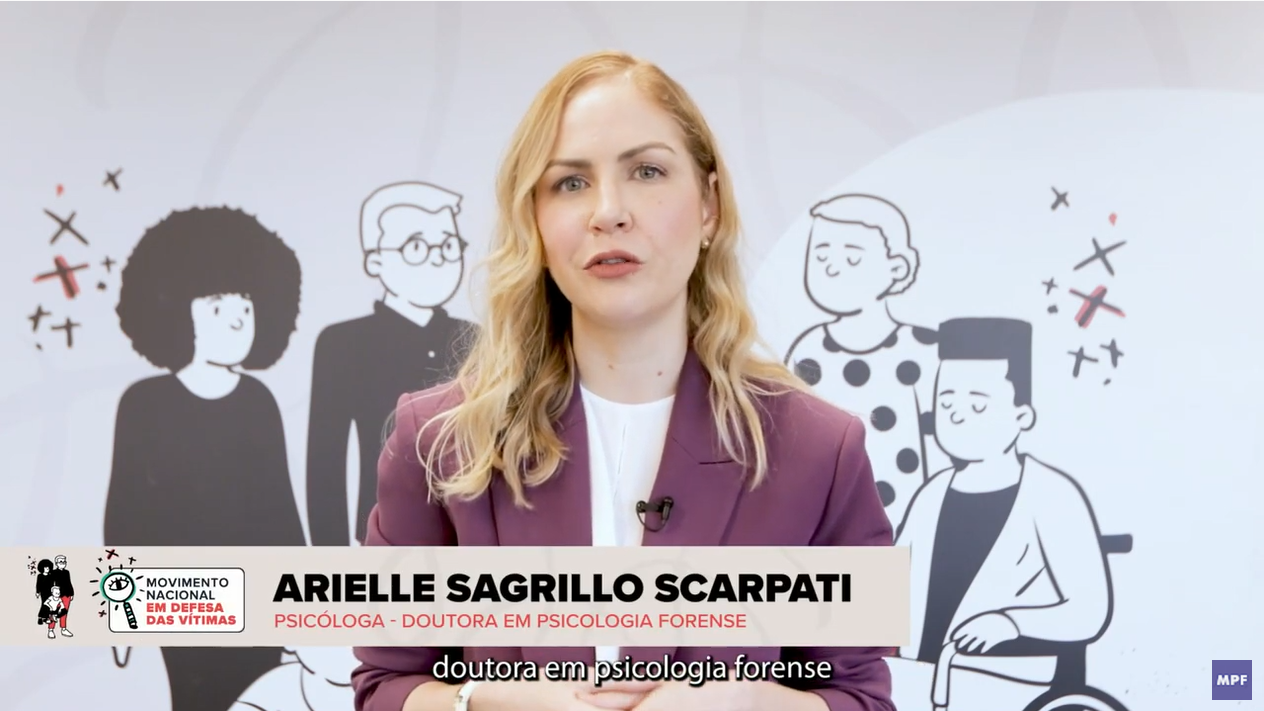 Depoimento da psicóloga Arielly Sagrillo, doutora em psicologia forense