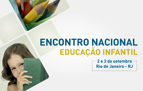 Banner encontro nacional de educação infantil