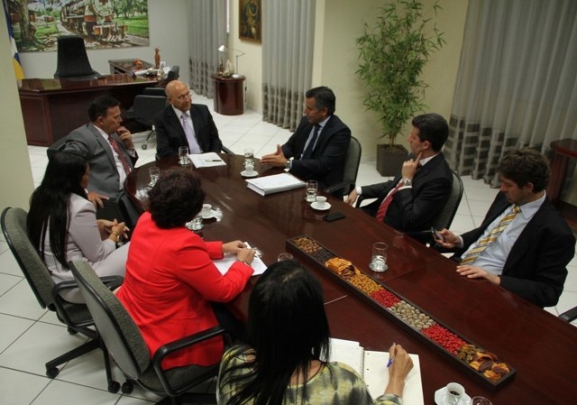 Alexandre Saliba reune se com governador Rondônia 19 2 2014 1