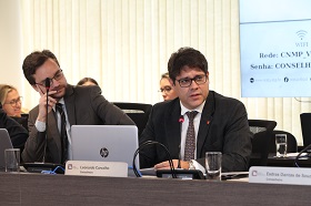 Conselheiro Leonardo Carvalho participa pela &uacute;ltima vez de uma sess&atilde;o ordin&aacute;ria