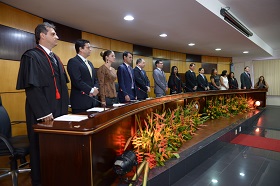 Secret&aacute;rio-geral e conselheiro do CNMP prestigiam recondu&ccedil;&atilde;o da procuradora-geral de Justi&ccedil;a do MP/RR