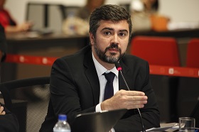 Conselheiro Valter Shuenquener participa de reuni&atilde;o para tratar de combate &agrave; criminalidade