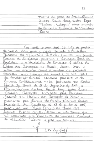 Termo de Posse do Conselheiro Luiz Carlos Lopes Madeira - OAB