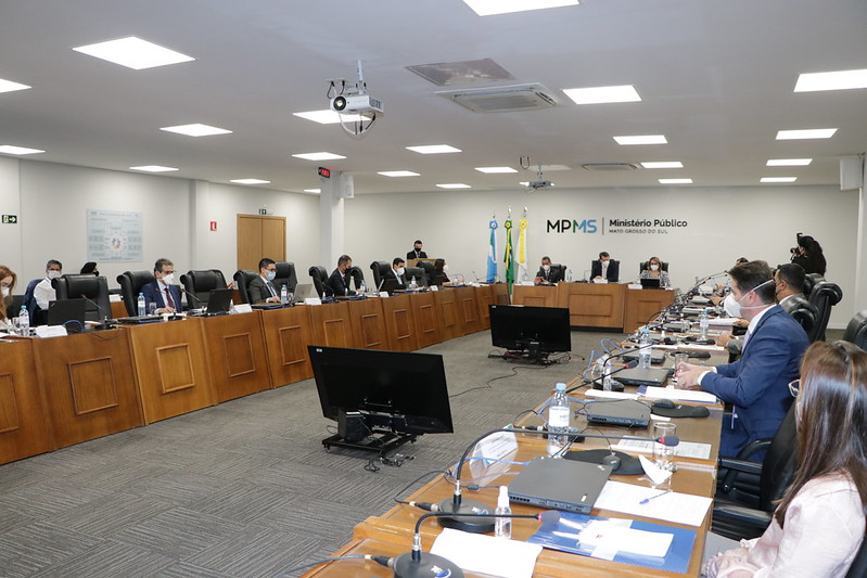Foto da sala onde foi realizado evento sobre LGPD
