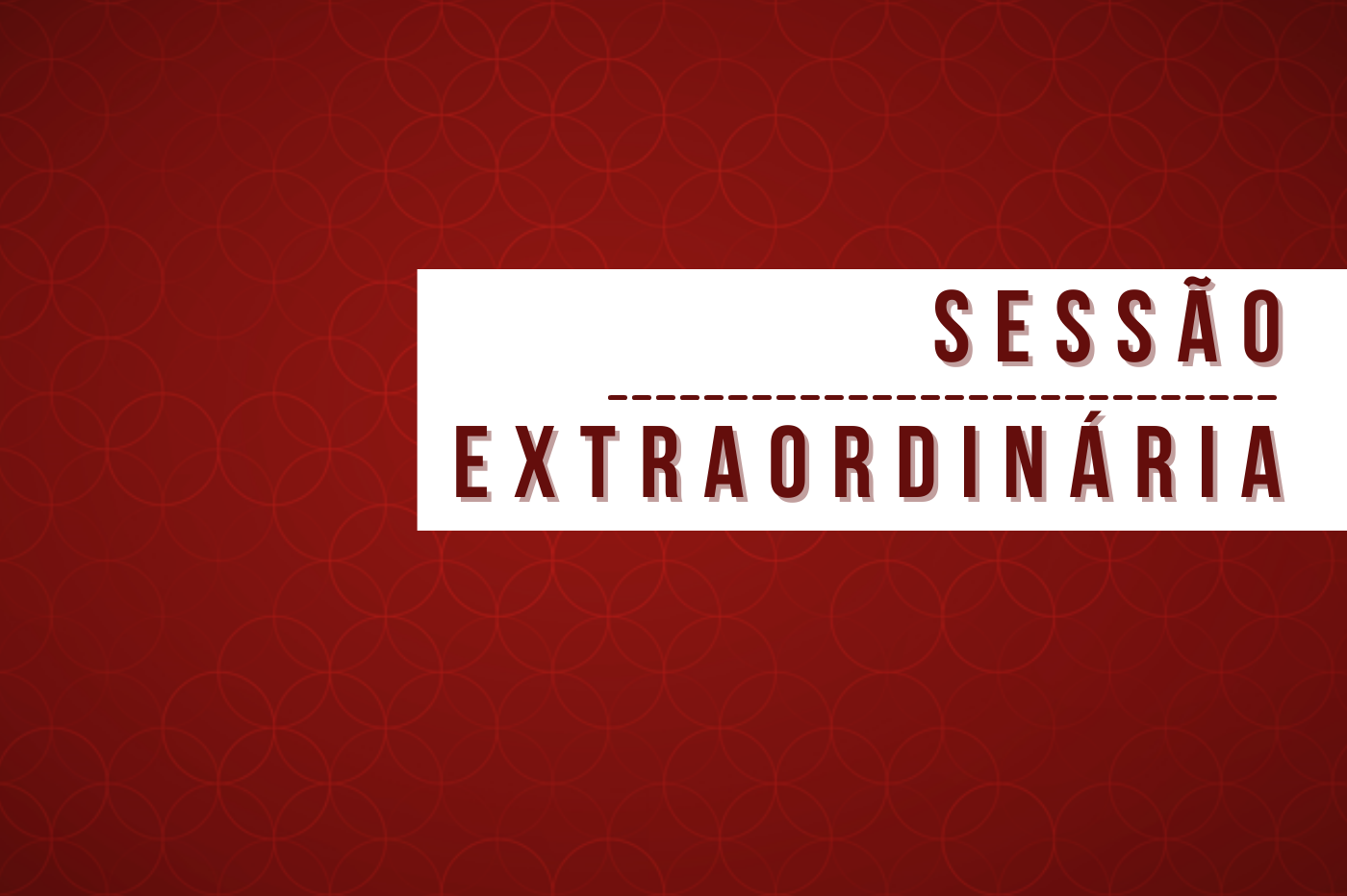 banner noticia sessao extraordinaria