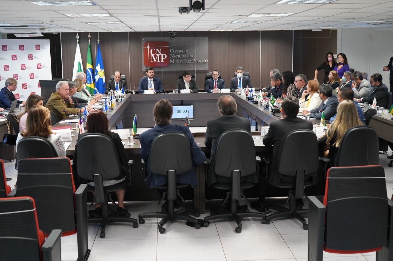 Corregedores-gerais do Ministério Público durante encontro promovido pelo CNMP