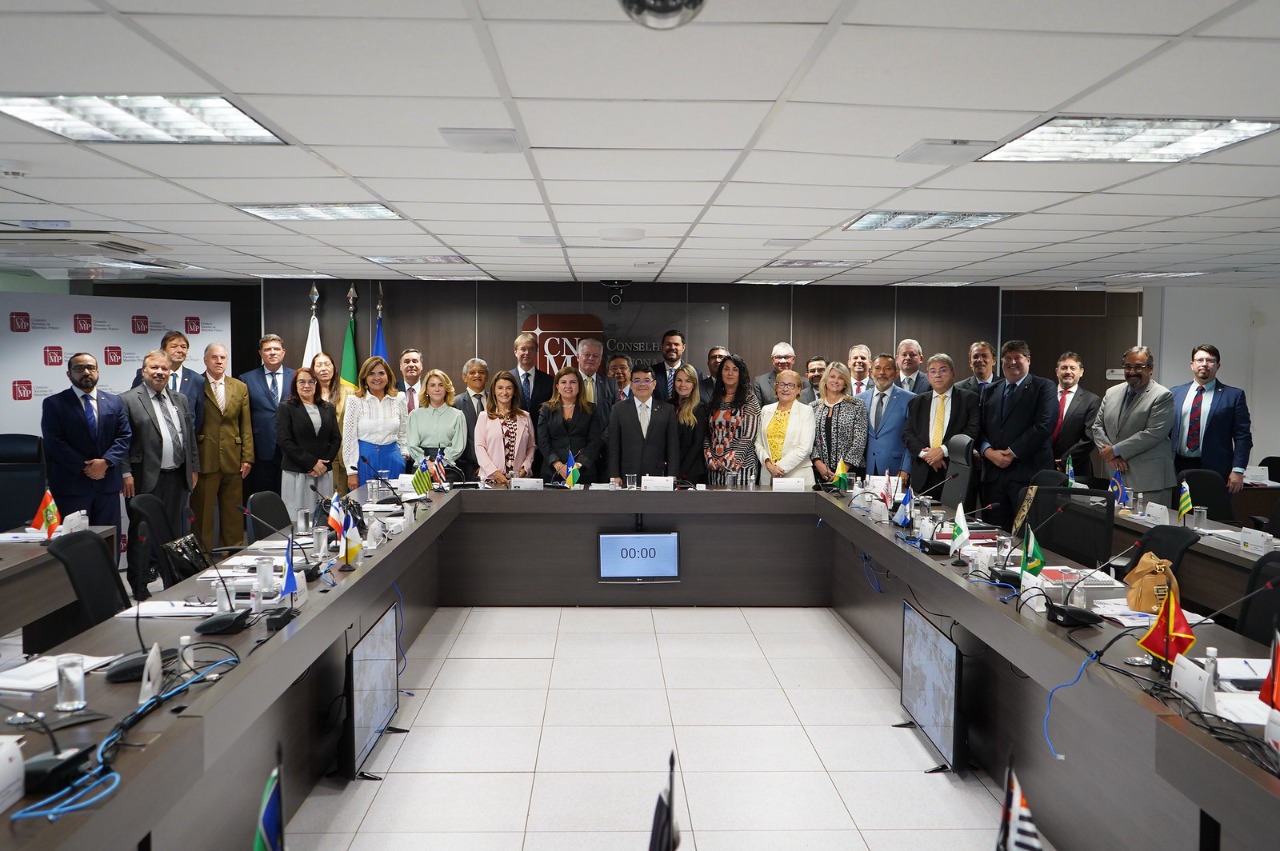 Corregedores-gerais do Ministério Público durante encontro promovido pelo CNMP
