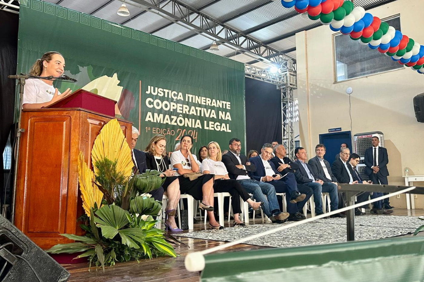 Justiça itinerante abertura com Cintia Brunetta