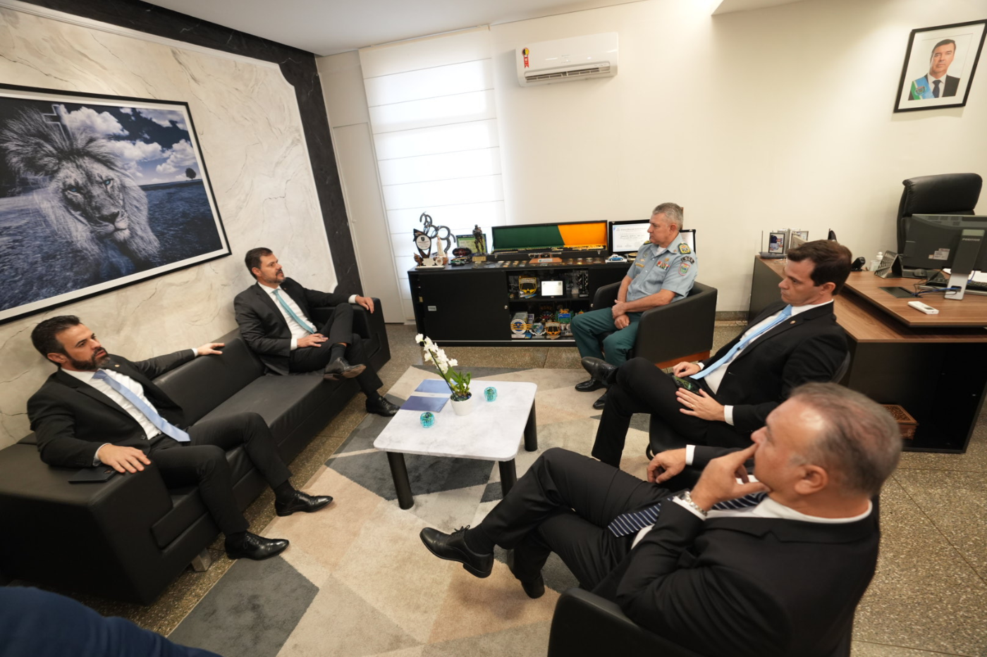 CN com Comando geral da MPMS