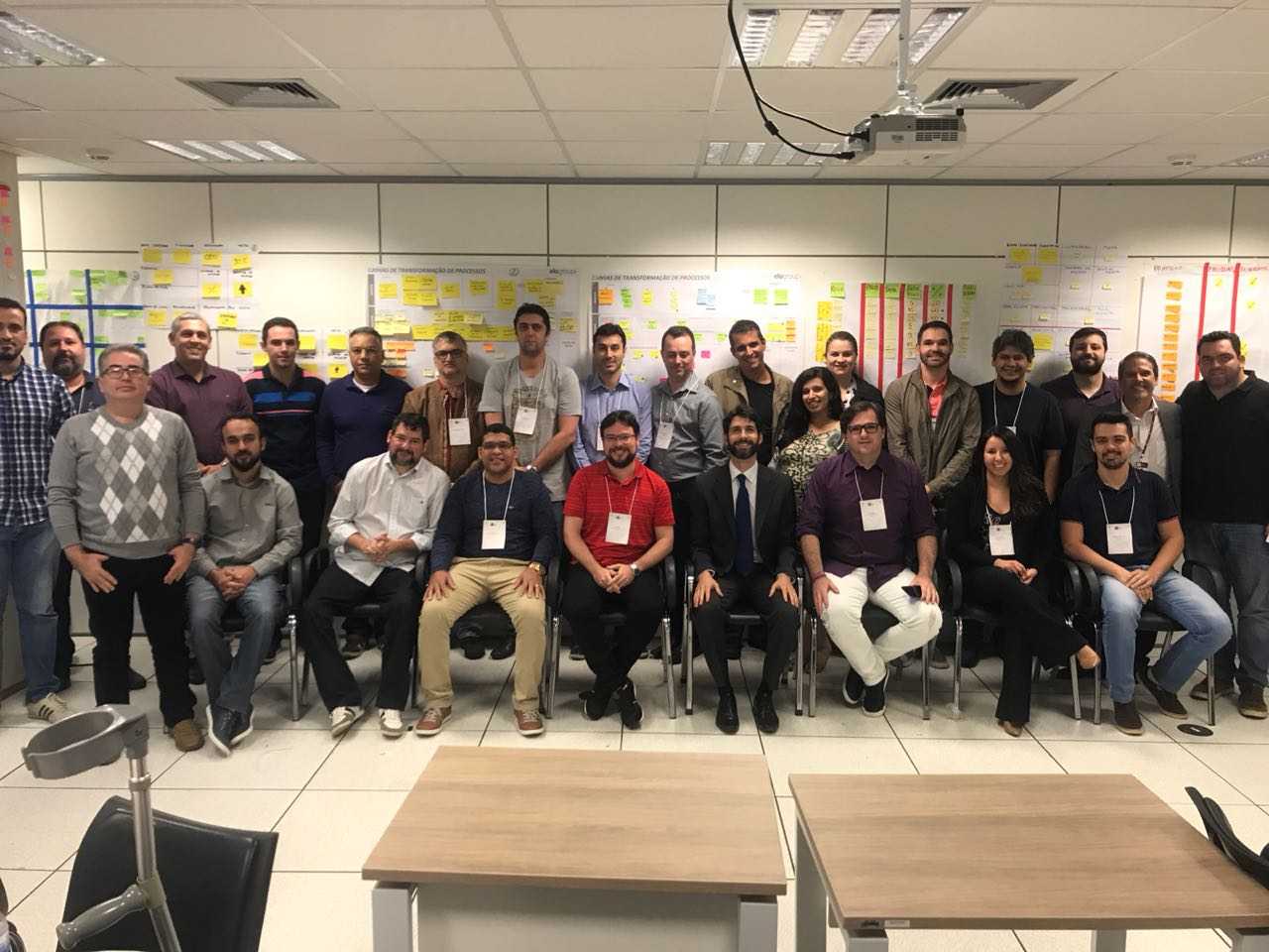 Foto da turma do programa de capacitação