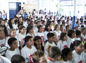 foto do lançamento da campanha em chapeco